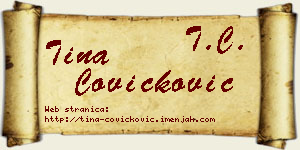 Tina Čovičković vizit kartica